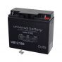 Ultra 12V 20AH High Rate AGM SLA Battery with M6 Flag Nut and Bolt Terminals Set of 2