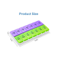 Extra Large - Pill Organizer - 2 Times a Day