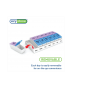 Pill Organizer - Weekly (7-Day) AM/PM - Small Pop-out Compartments 