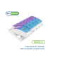 Pill Organizer - Weekly (7-Day) AM/PM - Small Pop-out Compartments 