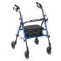 Adjustable - Rollator, 6" Casters - Blue