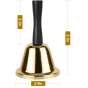 Gold - Long Hand Bell