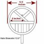 HALO SAFETY RING, SINGLE SIDE FOR HOSPITAL BED