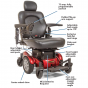 24" Power Wheelchair up to 450 Lbs