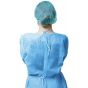 Isolation Gowns, Medical Grade Level 2,  One Size,  Blue, 10 Pcs /Pk