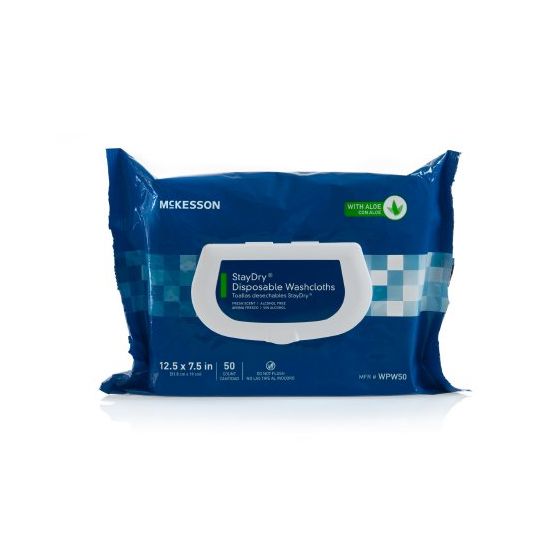 Personal Wipes StayDry Soft Pack Aloe / Vitamin E Scented