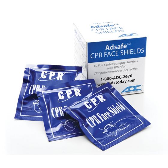 Adsafe™ Face Shield Foil Pack 10/Pak