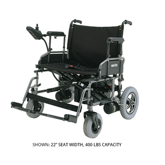 Travel-Ease HD: Heavy-Duty Foldable Power Wheelchair for Enhanced Portability 