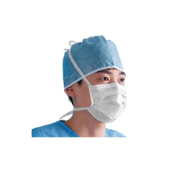 Disposable 3 Ply  Face Mask W/ Tie, 50/Bx