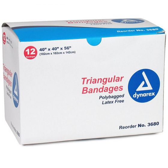 Triangular Bandages, Size 40 x 40 x 56