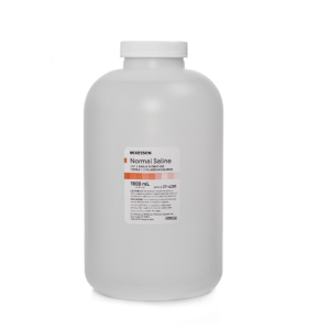 McKesson - Irrigation Solution 0.9% Sodium Chloride Not for Injection Bottle 1,000 mL