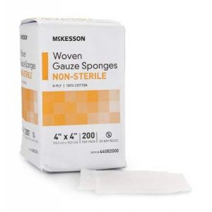 Gauze Sponge Dressing Cotton 8-Ply, Non Sterile