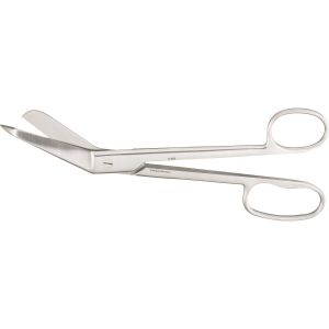 LISTER Bandage Scissors, 8" (20.3), With One Large Finger Ring