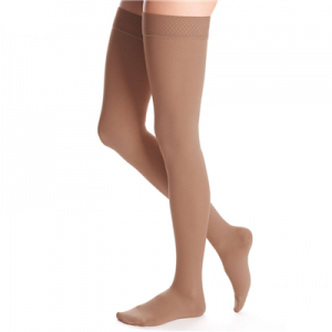 Duomed Advantage - Closed Toe - Thigh High Compression Stockings with Beaded Top Band