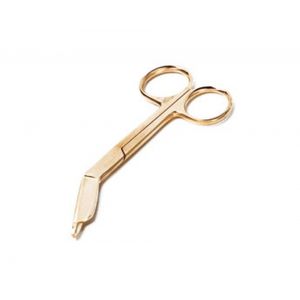 Lister Bandage Gold Scissors, 5 1/2"