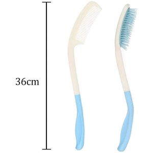 Long Reach Handled Comb and Hair Brush Set