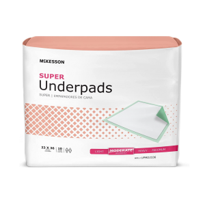 Moderate Absorbency - Incontinence Bed Pads - 23" x 36"