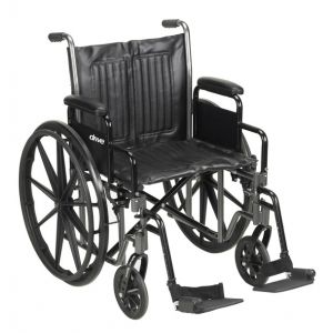 22" Standard Wheelchair up to 450 Lbs