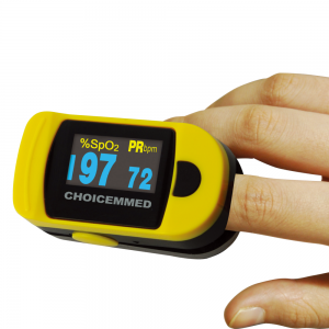 Fingertip Pulse Oximeter with Carrying Case