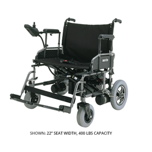 Travel-Ease HD: Heavy-Duty Foldable Power Wheelchair for Enhanced Portability 