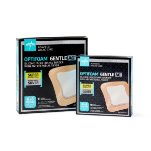 Optifoam Gentle Antimicrobial Silicone Face and Border Dressings