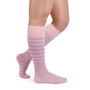 Rejuva Stripe Compression Socks