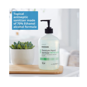 Premium Hand Sanitizer with Aloe -18 oz. Pump Bottle