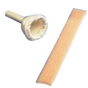 Dover™ Male External Catheter, Texas Style, Standard, 1-3/8" (3.4 cm) Foam Strap