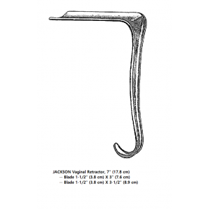 JACKSON Vaginal Retractor, 7" (17.8 cm)
